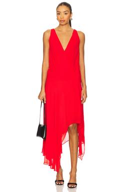 Rhone Wrap Asymmetric Dress