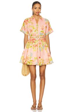 Short Dress With Buckle Belt