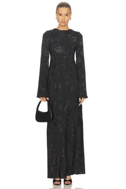 Back Ties Maxi Dress