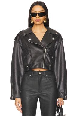 Behind The Scene Distressed Moto Jacket