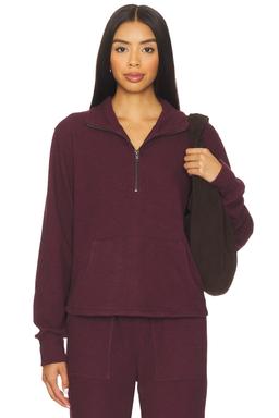 Half Zip Funnel Neck Sweatshirt