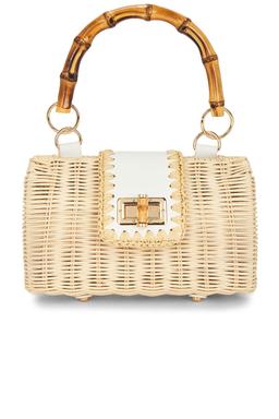 Mason Bamboo Clutch