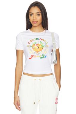 Orange Mascot Ringer Longline Tee