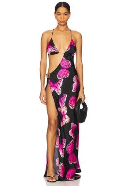 Villa Butterfly Maxi Dress
