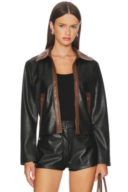 Atlas Faux Leather Jacket