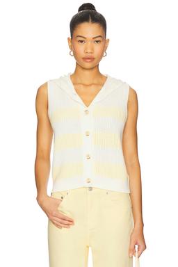 Daphne Striped Hooded Tank