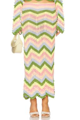 X Revolve Striped Skirt