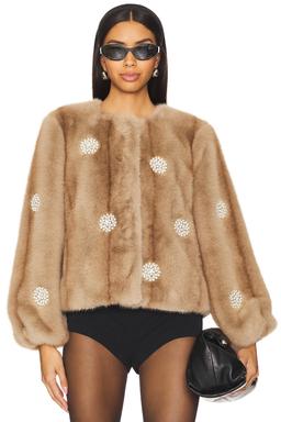 Faux Mink Benson Coat