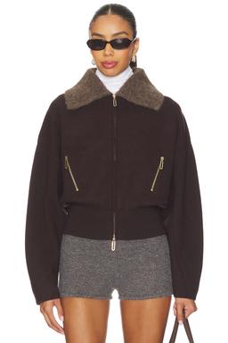 Dakota Boiled Wool Bomber