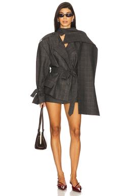 Cape Detailed Jacket