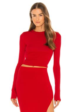 x REVOLVE Verona Crop Long Sleeve