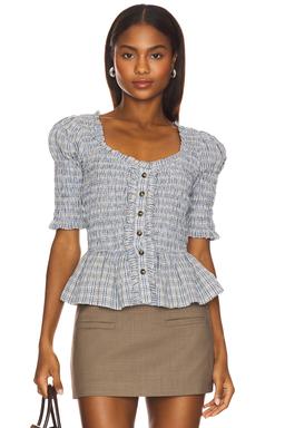 Mansi Shirred Blouse