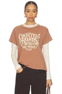 John Denver Country Road Reverse Gf Tee