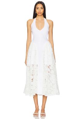 Hera Eyelet Long Dress