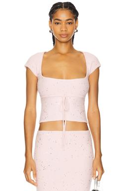 Miki Sequin Knit Top