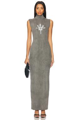 Trident Knit Long Dress