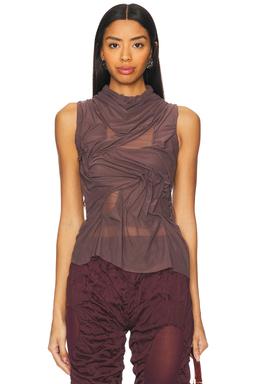 Wetlook High Neck Top