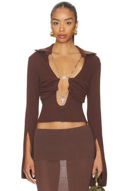 La Davina Knit Long Sleeve Top