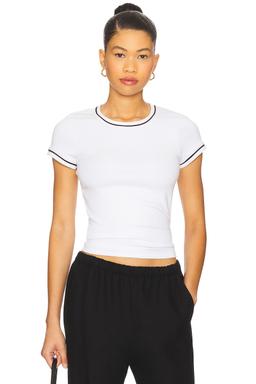 Baby Rib Contrast Tee