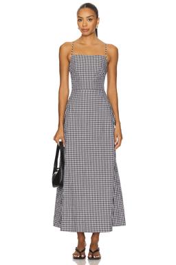 Textured Gingham Dress