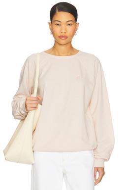 Oversized Lightweight French Terry Raglan Sweatshirt