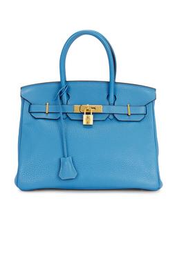 Hermes Taurillon Clemence Birkin 30 Handbag
