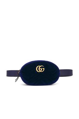 Gucci Velvet GG Marmont Belt Bag