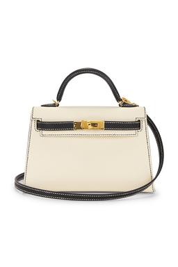 Hermes Veau Epsom Kelly 20 Handbag