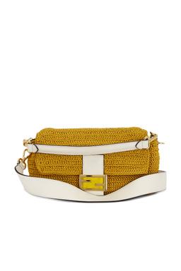 Fendi Crochet Baguette NM Shoulder Bag