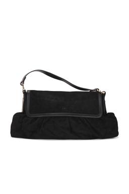 Fendi Vintage Suede Chef Shoulder Bag