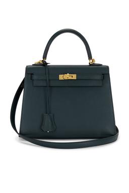 Hermes Epsom Kelly 25 Sellier Handbag