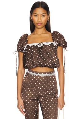 Chocolate Dot Top