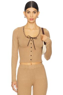 X Bella Hadid Texas Knit Cardigan