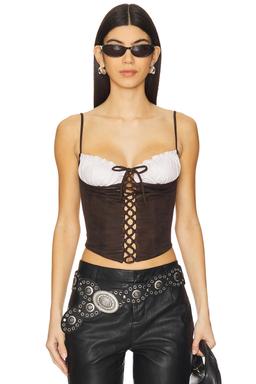 X Bella Hadid Ranch Top