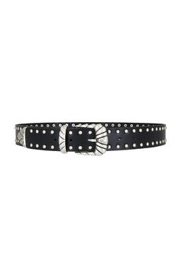 Wide Studded Western Belt