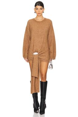 Belted Sweater Dress