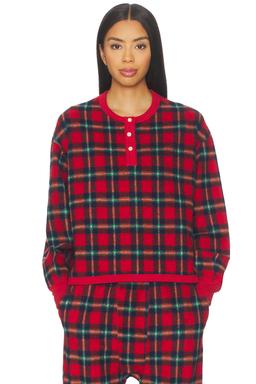 The Plush Fleece Henley Sleep Sweatshirt