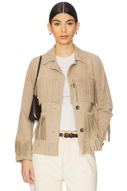 Joni Suede Fringe Jacket