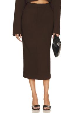 The Trouser Midi Skirt