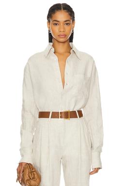 Linen Boyfriend Shirt