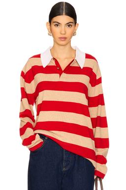 Striped Rugby Cashmere Top