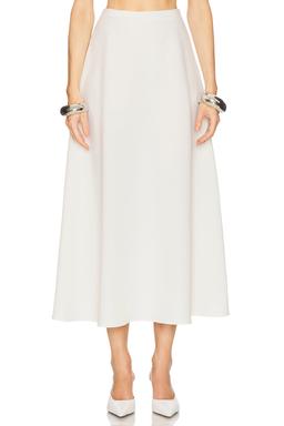 The Heavy Crepe Midi Skirt