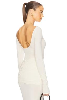 Matte Jersey Long Sleeve Top