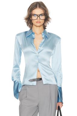 The Silk Charmeuse Shirt