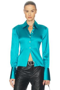 The Silk Charmeuse Shirt