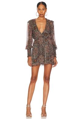 x REVOLVE Sumner Metallic Mini Dress