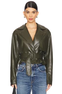 x REVOLVE Liv Faux Leather Jacket