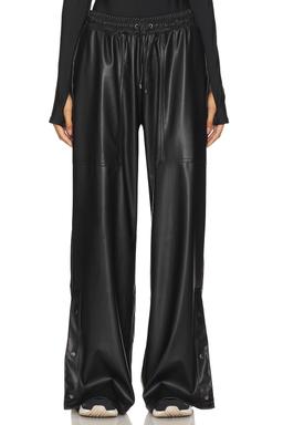 x Mona Kattan Cara Leather Pants