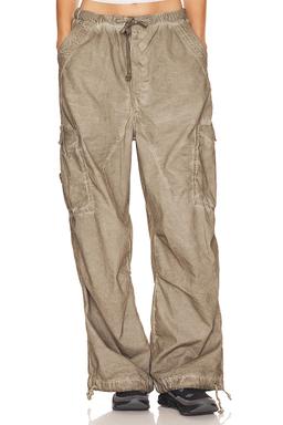Oil Wash Parachute Pants