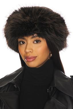 Faux Shearling Roller Hat